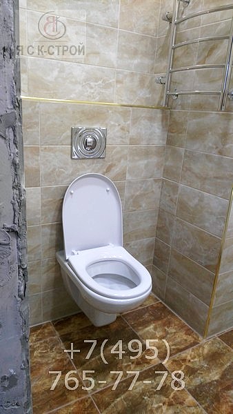 Фото подвесного туалета в ванной комнате ЖК ВОДНИКИ фото